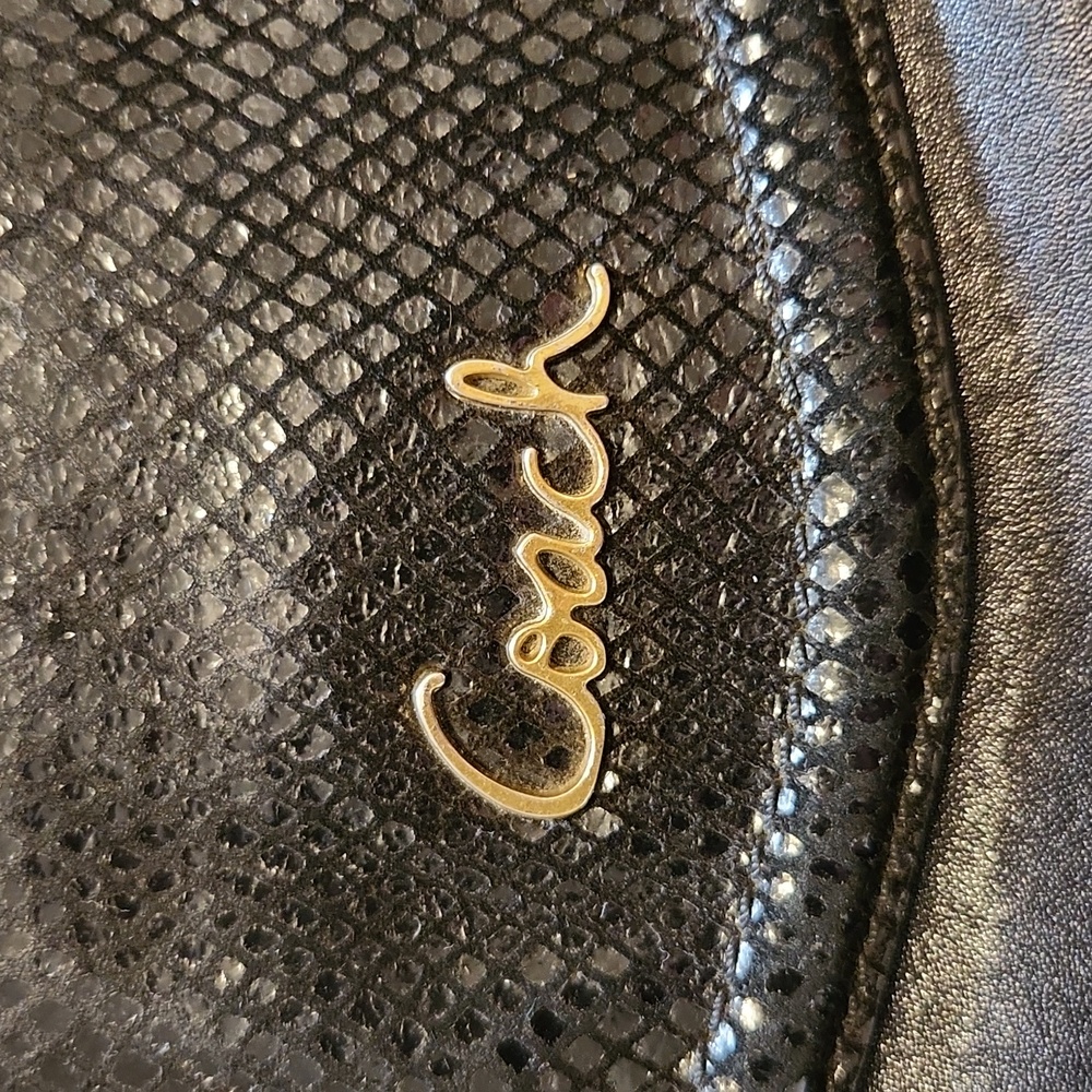 Coach Black Ashley Leather Satchel - Picture 4 of 14